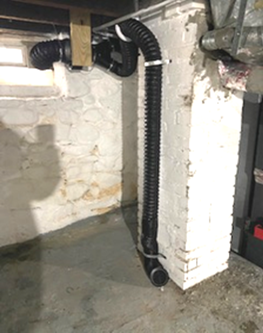 UAF Ventilation Systm in Basement